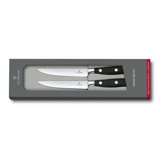 Σετ μαχαίρια για κρέας Grand Maître 12cm Victorinox 2τεμ | www.mantemi.gr