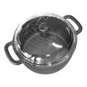 Μαντεμένια κατσαρόλα 7lt με καπάκι pyrex Carl Victor 28cm
