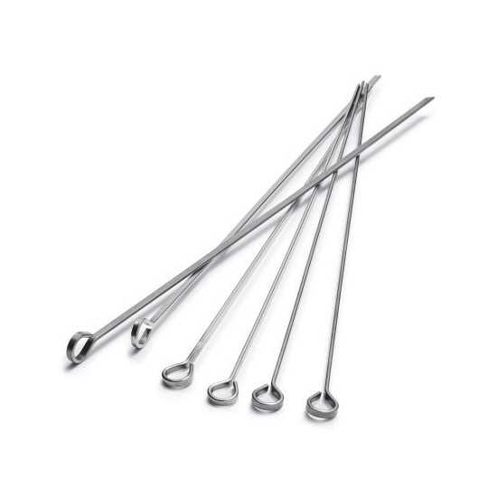 Ανοξείδωτα σουβλάκια 40cm 12τεμ | www.mantemi.gr