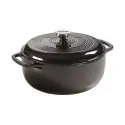 Μαντεμένια κατσαρόλα εμαγιέ Lodge 5,7lt Μαύρο