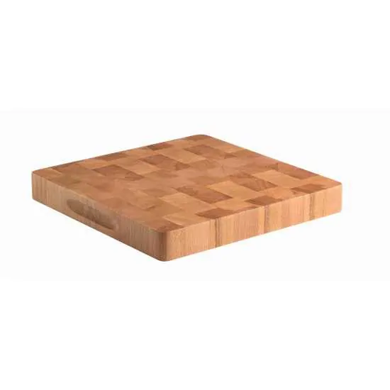 Ξύλινη επιφάνεια κοπής οξιά 30x30x4cm | www.mantemi.gr