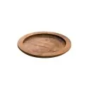 Ξύλινη βάση στρογγυλή για μαντεμένια πλάκα Lodge 23,5cm