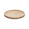 Ξύλινη βάση στρογγυλή για μαντεμένιο τηγάνι Estia 26 x 1,5cm | www.mantemi.gr