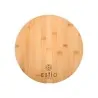 Στρογγυλή επιφάνεια κοπής bamboo Estia Ø28cm | www.mantemi.gr