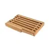 Σετ επιφάνεια κοπής bamboo & μαχαίρι ψωμιού Estia 35,5x22x3,5cm | www.mantemi.gr